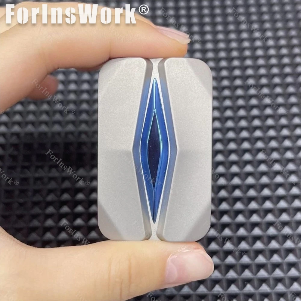（STOCK）Stand-in EDC Empty Mountain Titanium Unlimited Push Slider Fidgets Slider Cool Gadgets Anxiety Toys Slider Fidget