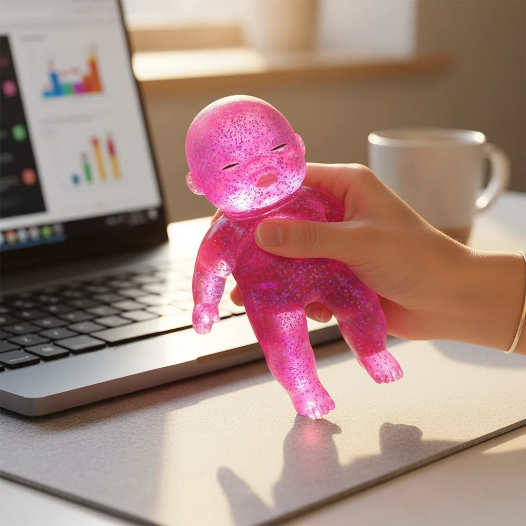 Jouet à presser Vivid Sugar Baby, Balle anti-stress souple à rebond lent pour adultes et enfants, Décompression, Soulagement du stress, Décoration intérieure
