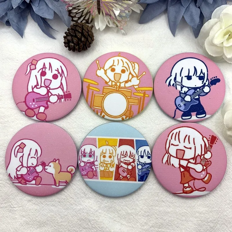 Kawaii Anime Bocchi The Rock! Kita Ikuyo Gotoh Hitori Lovely Badge Cute Cartoon Ijichi Nijika Yamada Ryo Brooches Toys