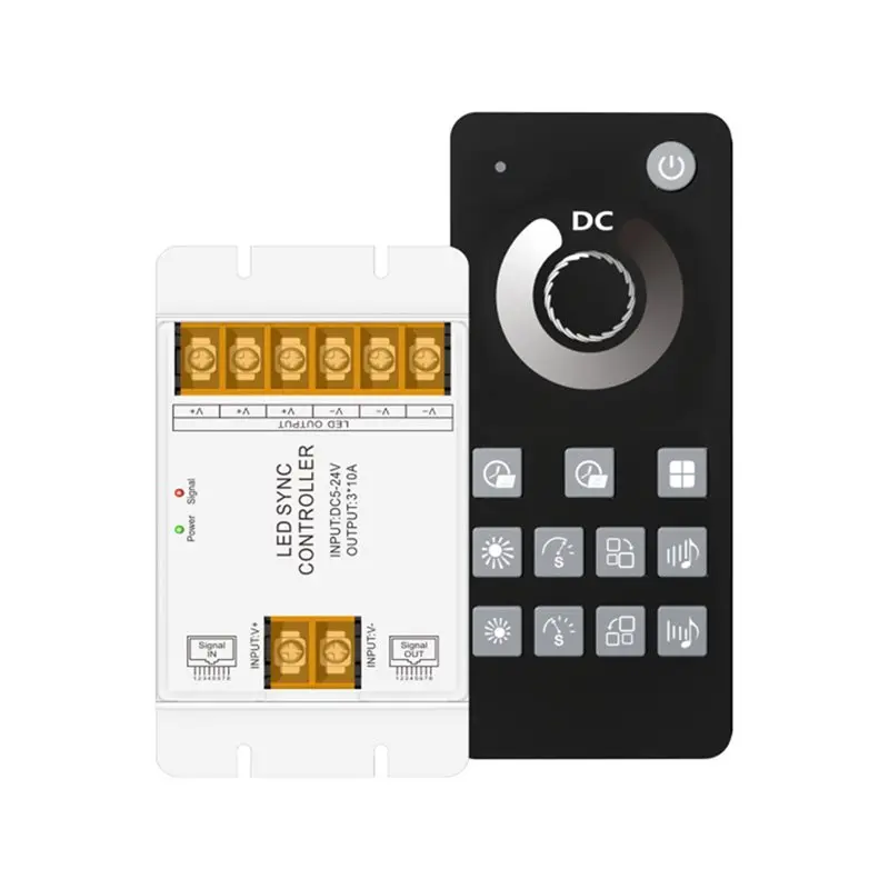 

Контроллер для музыкальной световой ленты A55T с синхронизацией, неоновый, 5-24В, низковольтный, с таймером