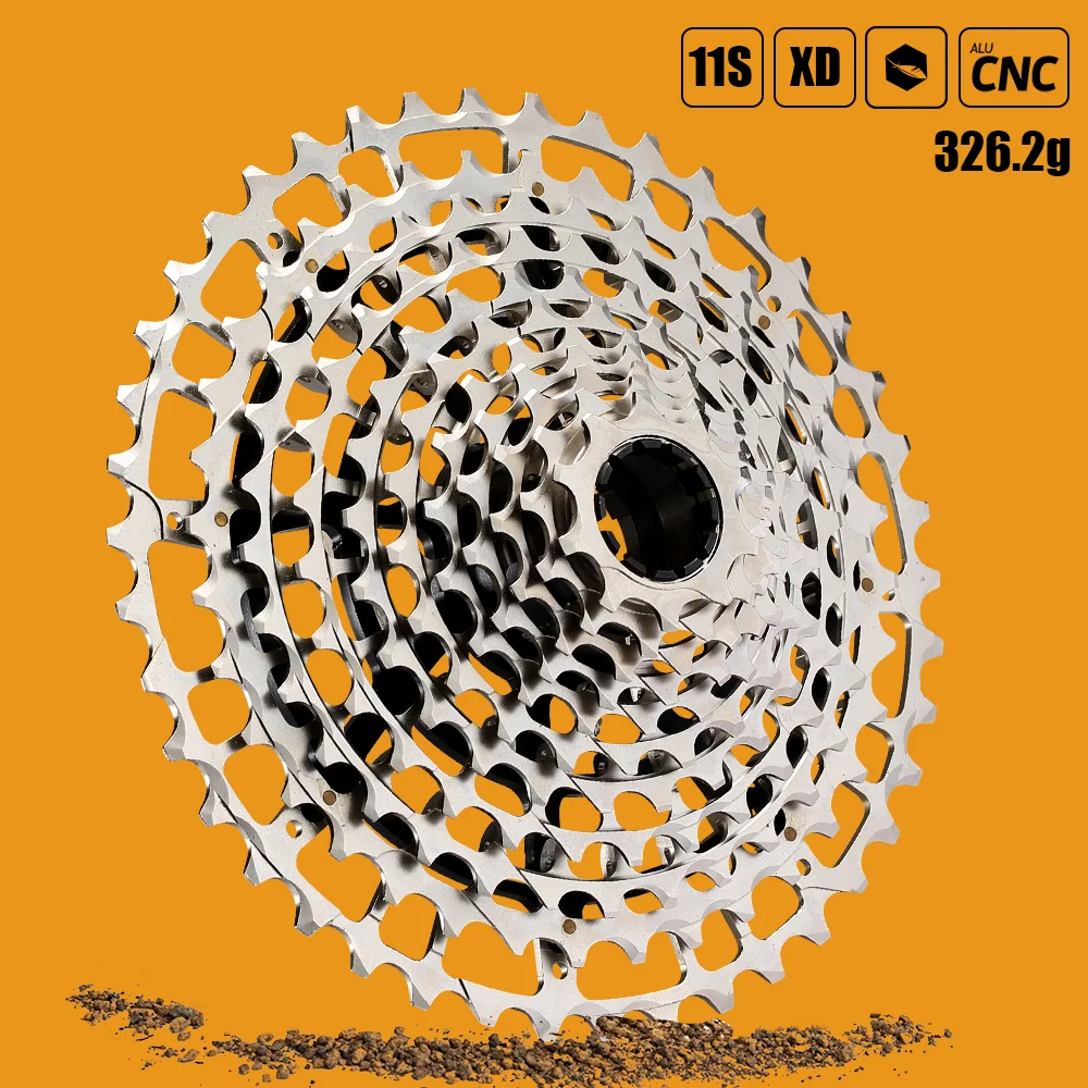 2022 SROAD 11s MTB Bicycle Cassette 10-42T 11speed CNC Cycling Freeewheel Fits XD Super Light CNC Made 320g Bike Accessories
