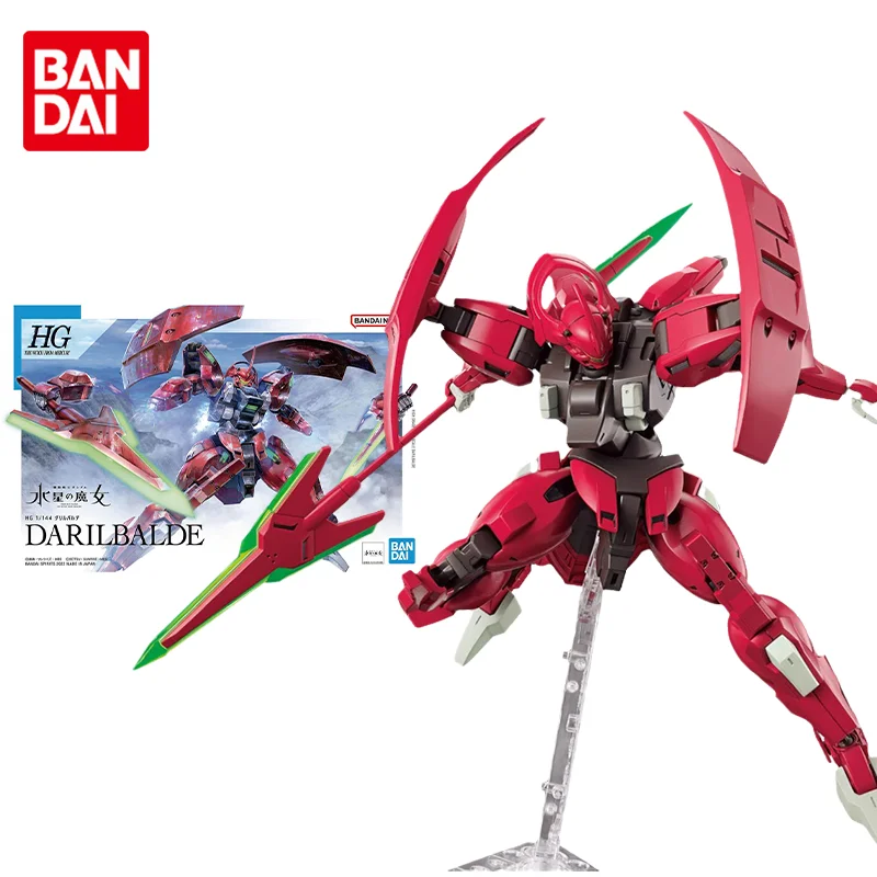 

Bandai Original Gundam Model Kit Anime Figure HG 1/144 The Witch From Mercury DARILBALDE Action Figures Toys Gifts for Children