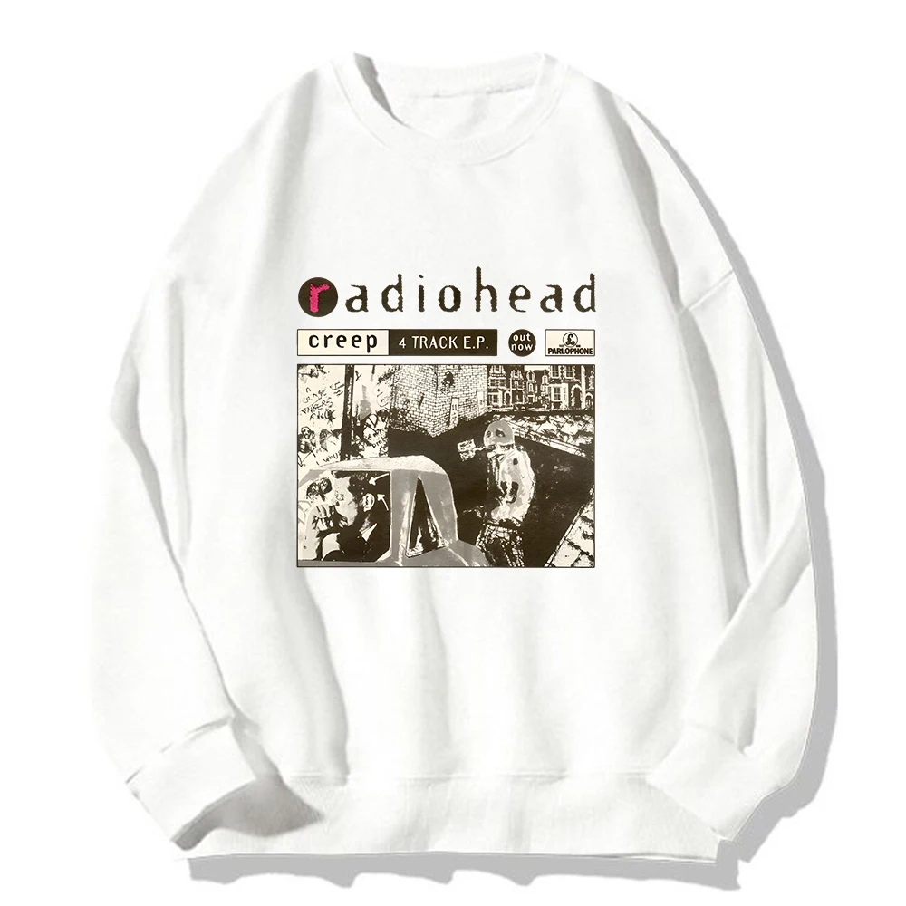 NEU Radiohead North America Tour Hoodie Men Women Concert Swea Black Long Sleeve Autumn Pullovers Hip Hop Punk Sweatshirts Male