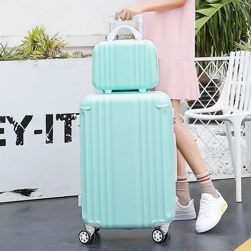 20 Inch Travel Suitcase for Female Fashion Business Luggage Box Student's Large Capacity Password Trolley Box Trunk Dropshipping