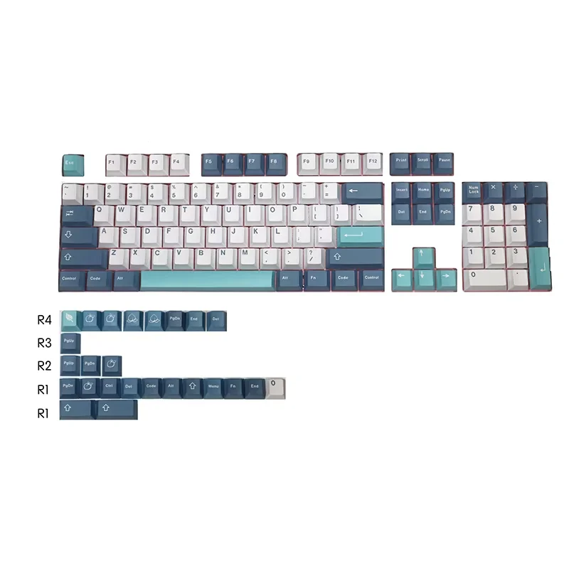 GMK SHOKO Clone 129 Keycaps PBT Dye Subbed Cherry Profile Keycap