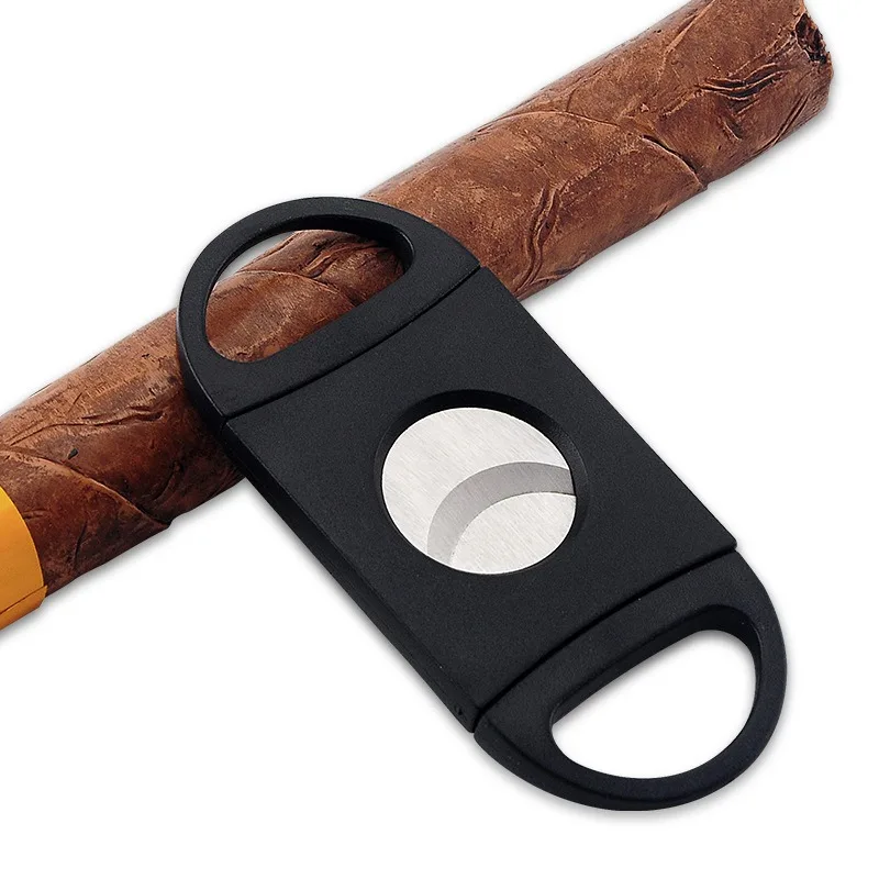 Wholesale Plastic Cigar Scissors, Simple and Convenient Cigar Scissors for Home Use, Stainless Steel Cigarcutters