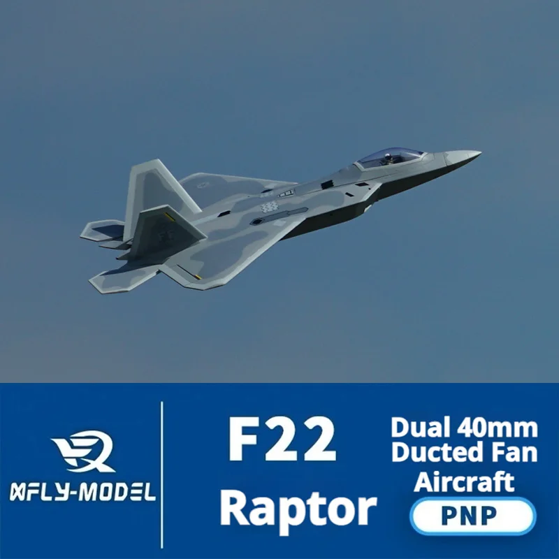 

XFly Twin 40mm F-22 Raptor Fighter 4 Channel 4S Simulated Electric Ducted Model Remote Control Aircraft F22 PNP Adult Gift
