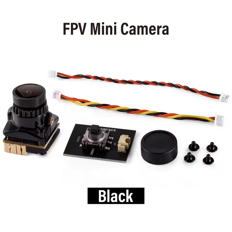 Mini FPV Camera 1800TVL 5MP 2.1mm 1/3 Inch HDR Sensor 19x19mm NTSC PAL Switchable for FPV Drone DIY Parts gallery 3