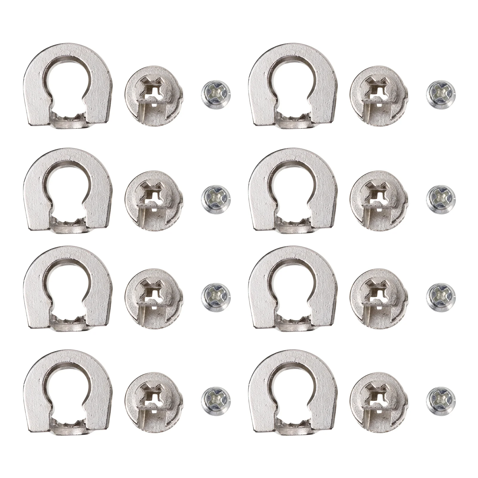 

10 Pcs Shelf Pin Cam Lock Fasteners Furniture Nut Connector Eccentric Wheel Connectors Connection Fixer Screw