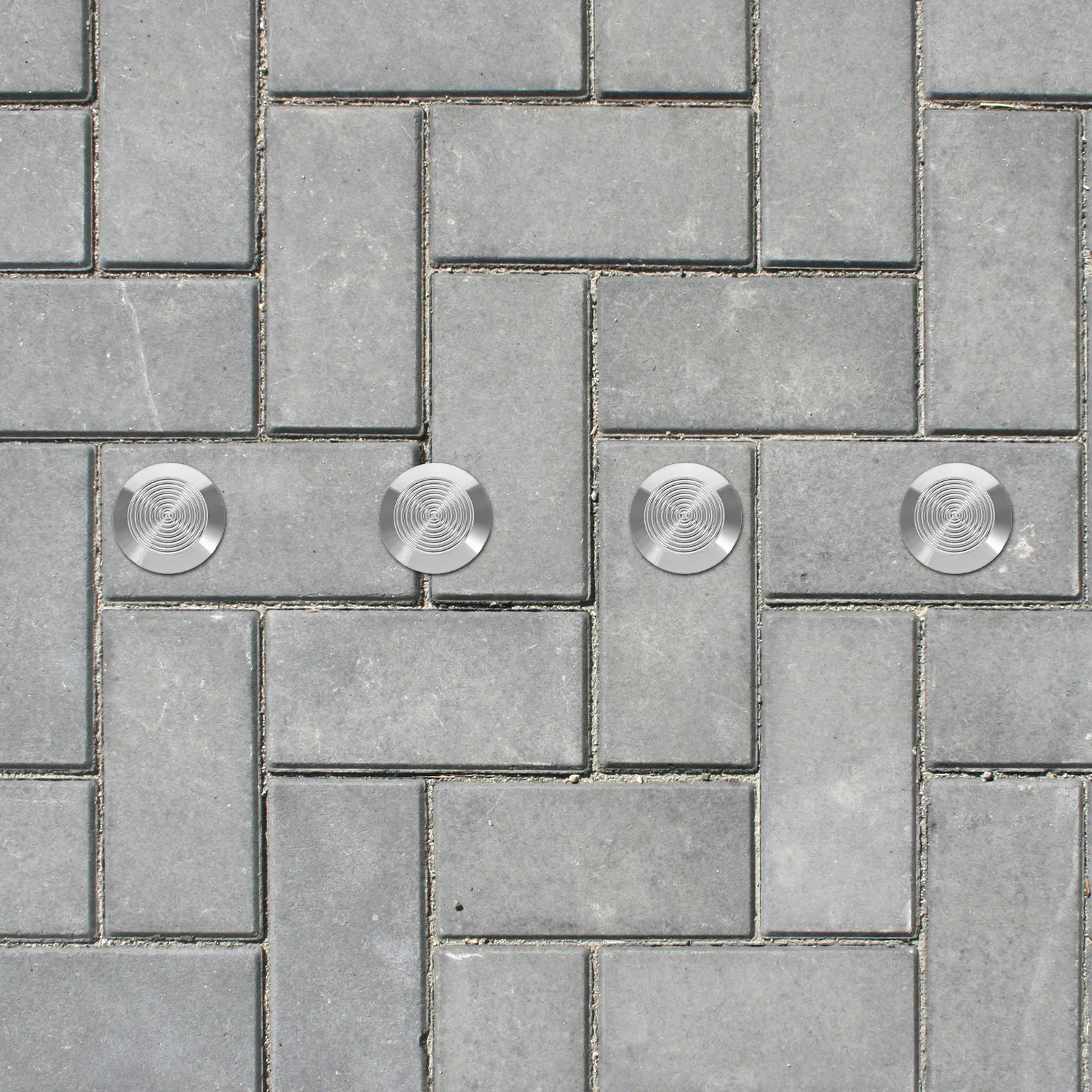 

10 шт. тактильных маркеров для незрячих из нержавеющей стали, противоскользящие направляющие шпильки для тротуаров, метро, аэропортов, предупреждающие знаки для слабовидящих