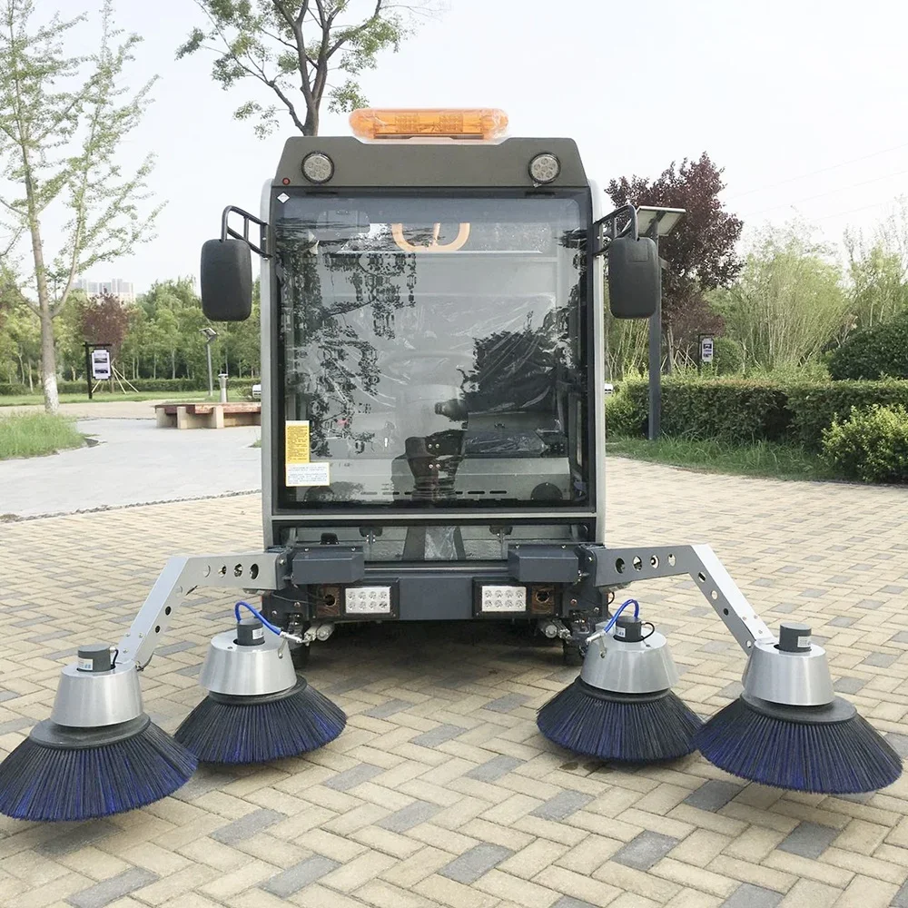 Manufacturer Industrial Floor Sweeper Machine Electric Road Street Sweeper