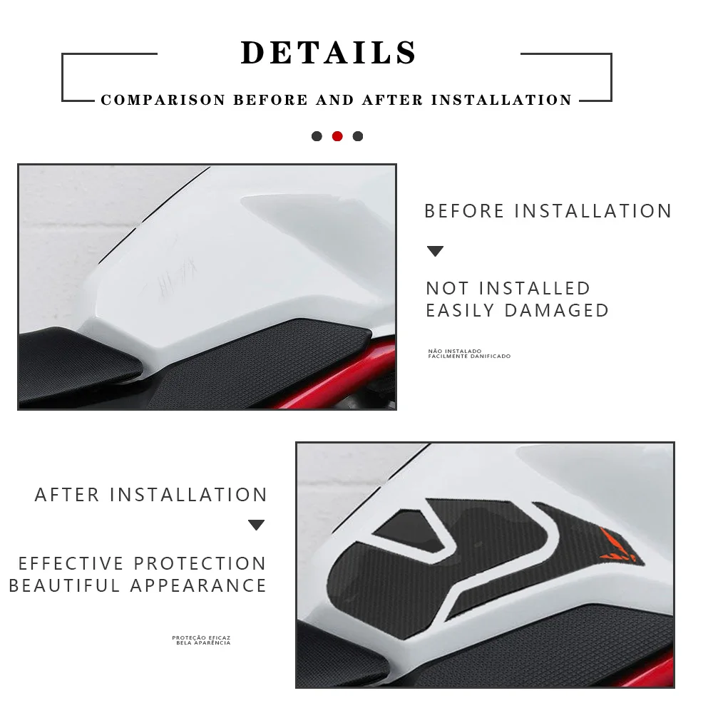 Motorcycle accessories 3D Epoxy Resin Sticker Protection Kit tank pad For Honda Hornet CB750 CB 750 Hornet 2023