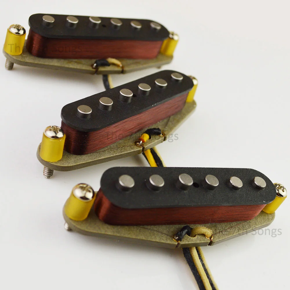 Klassische Blues Texas Blues Alnico 5 E-Gitarre SSS ST Single Coil Tonabnehmer 60er Blues n Rock Heavy Build Coil – Detail 2
