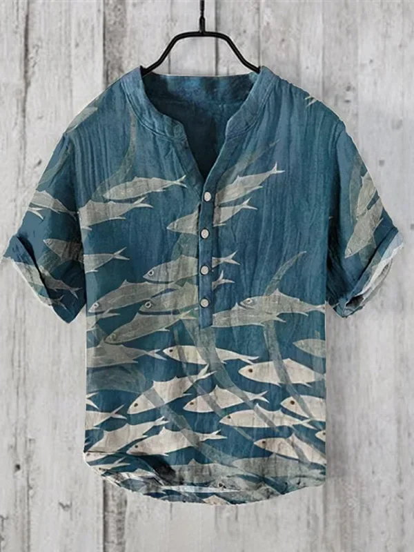 Chemise hawaïenne à manches courtes pour hommes, impression numérique 3D, série de grenouilles imprimées, chemise décontractée et ample, chemise à trois boutonnage