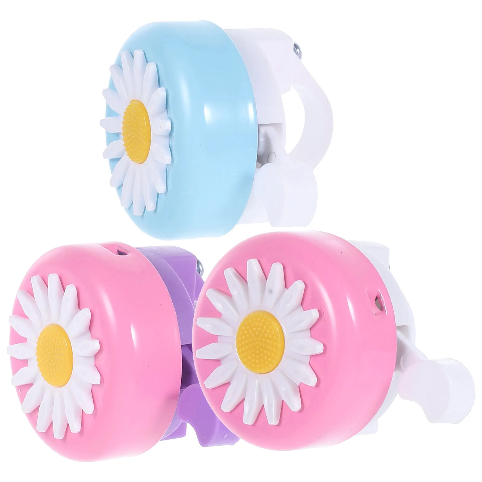 

3pcs Bike Bell Decoration Round Cute Toddler Cycling Handlebar Horn Loud Durable Metal Scooter Bells Mountain Bicycle