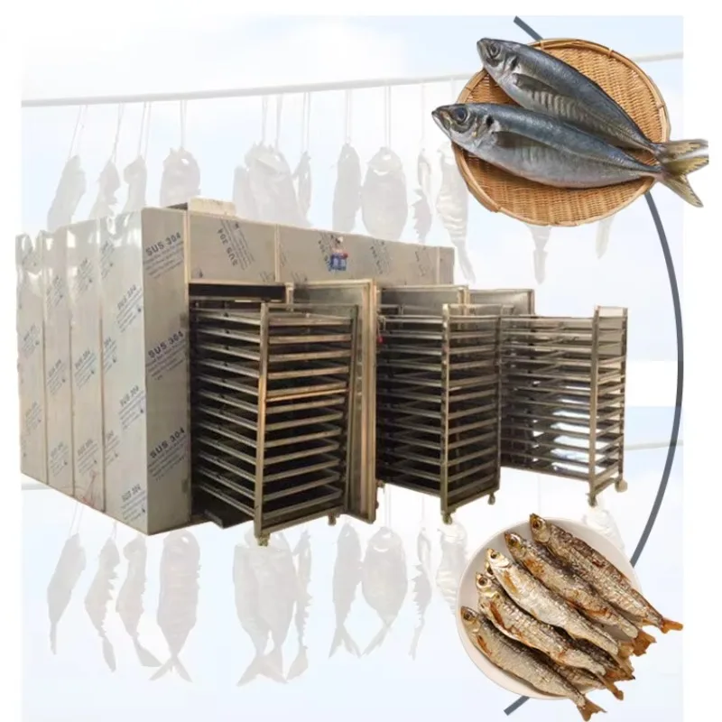 Hot air Tray Dryer Machine for Fish Fruit & Vegetable Dryer for Drying Strawberries and Bananas Food Dehydrator Machine