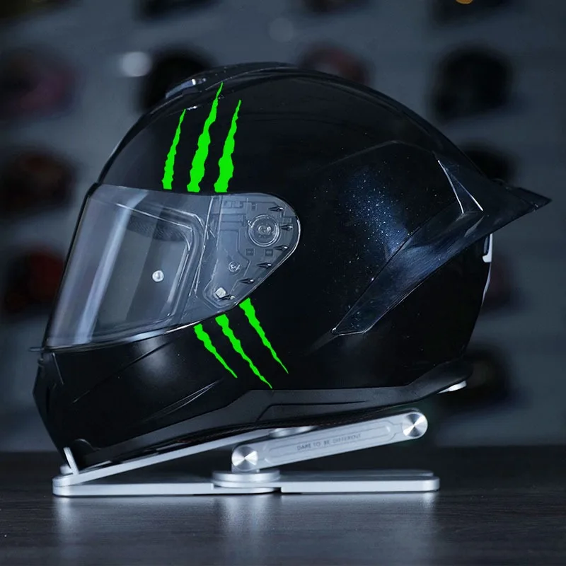 Personalized Monster Ghost Claw Motorcycle Stickers Waterproof Motorbike Front Fairing Racing Helmet Decorative Vinyl Decals image 3