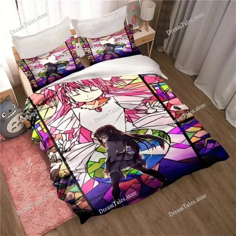 

Cartoon Puella Magi Madoka Magica Bedding Set Sheet King Twin Double Child Mircofiber Polyester Duvet Cover Sets Luxury Gift