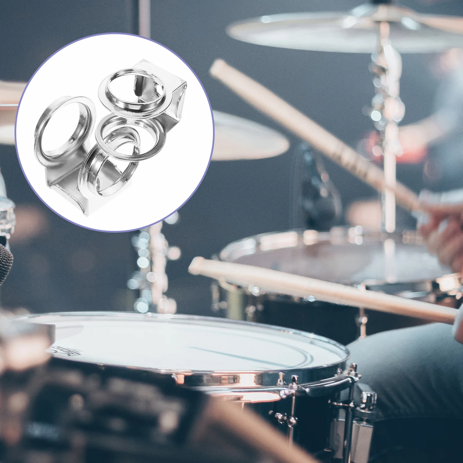 

Drum Clamp Connecting Clip Mounted Hardware Clamps Kit Accessories Holder for Drums Equipment