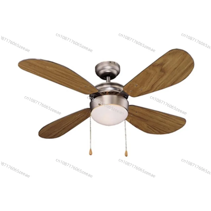 Simple Design 4 Wood Blades Decorative Ceiling Fan Dining Room Ceiling Fan with Light Solar Ceiling Fan with CE ROHS SAA