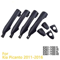 Manija de puerta Exterior negra para Kia Picanto Morning 2011 2012 2013 2014 2015 2016 manija de puerta delantera trasera izquierda derecha
