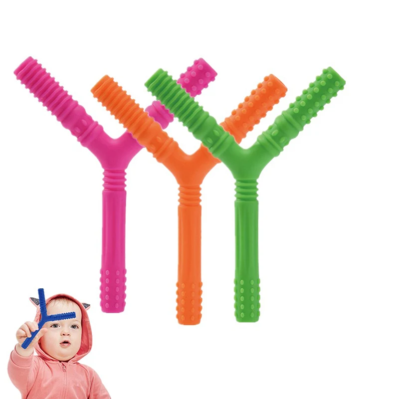 

Kid Chewing Tube Speech Therapy Teeth Massager Children Talk Tools for Autism Sensory Speak Oral Muscle Rehabilitation Training