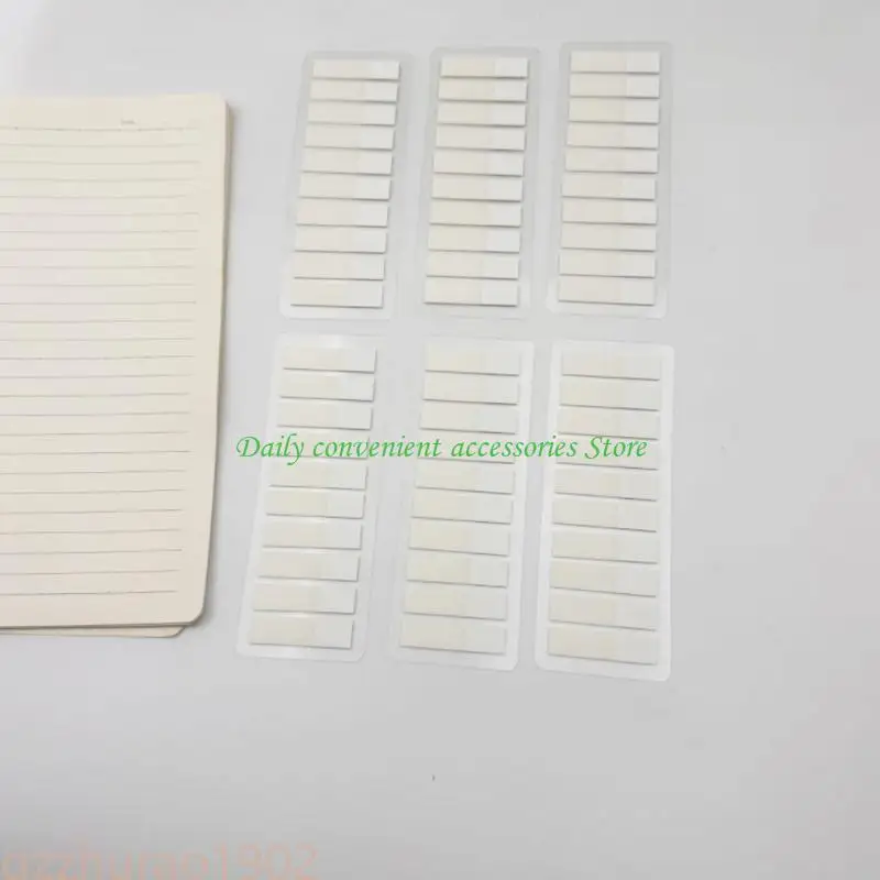 97QB 120Pieces White Clear INDEX LABEL 44x11mm PET Label Label Notes Notes