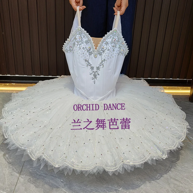 

BT2507089 Professional Custom Size Custom Color Kids Girls Women Adult White Ballet Tutu Costumes
