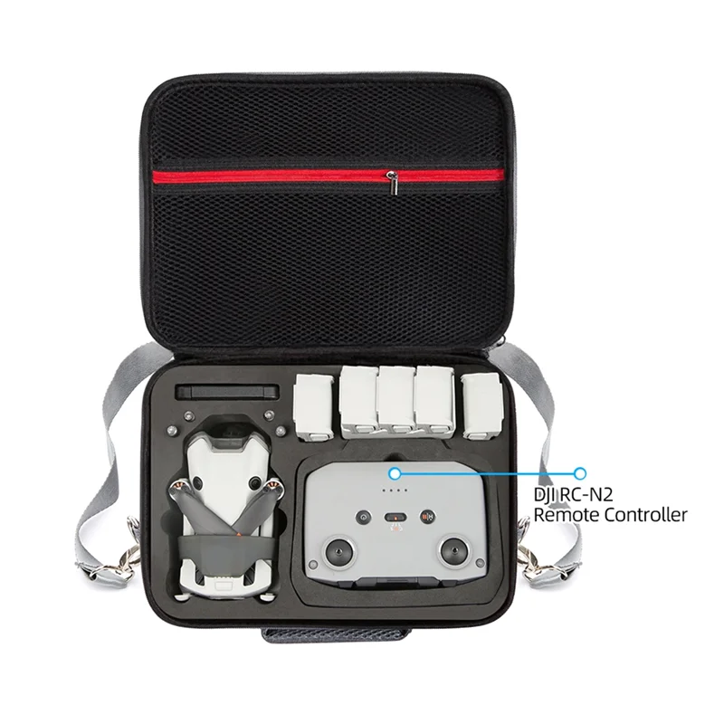AP-Per DJI Mini 4 Pro Drone Borsa a tracolla Borsa da viaggio portatile con guscio rigido