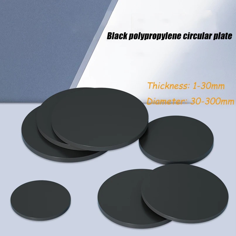

Black Ｐolypropylene Ｃircular Ｂoard, PP Ｐlastic Ｄisc thickness 1-30mm