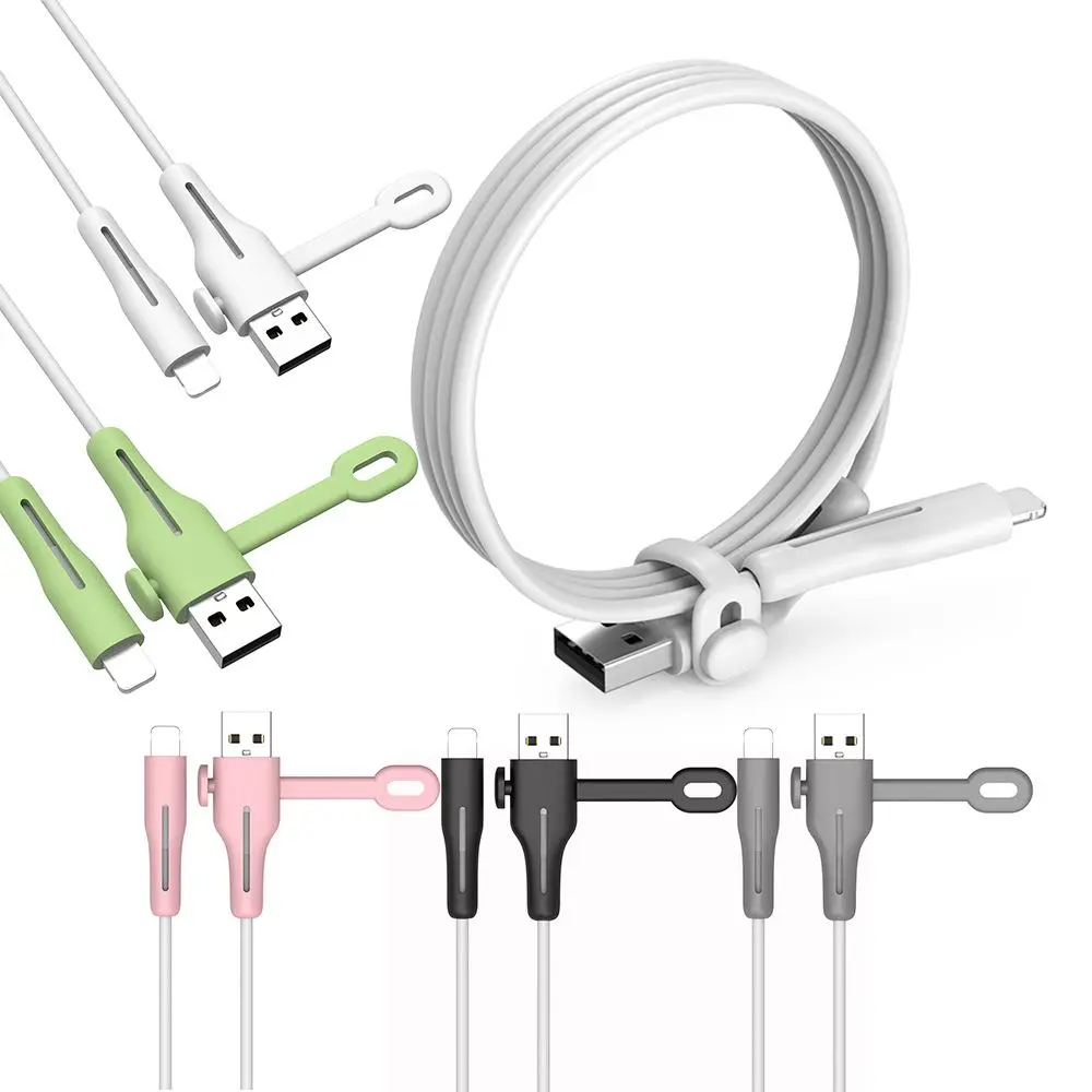 1PC High Quality Cable Protector For Apple iPhone USB Charger Cord Saver Wire Winder Protection For iPhone Data Line Protector