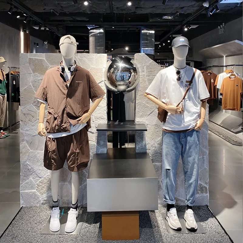 Men's cloth model full body dummy model, display rack clothing store men's clothes model doll mannequin