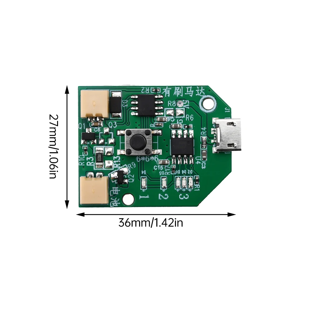 3.7V USB Rechargeable Small Fan Circuit Board Control Board Handheld Mobile Fan Board Brushed Universal Board