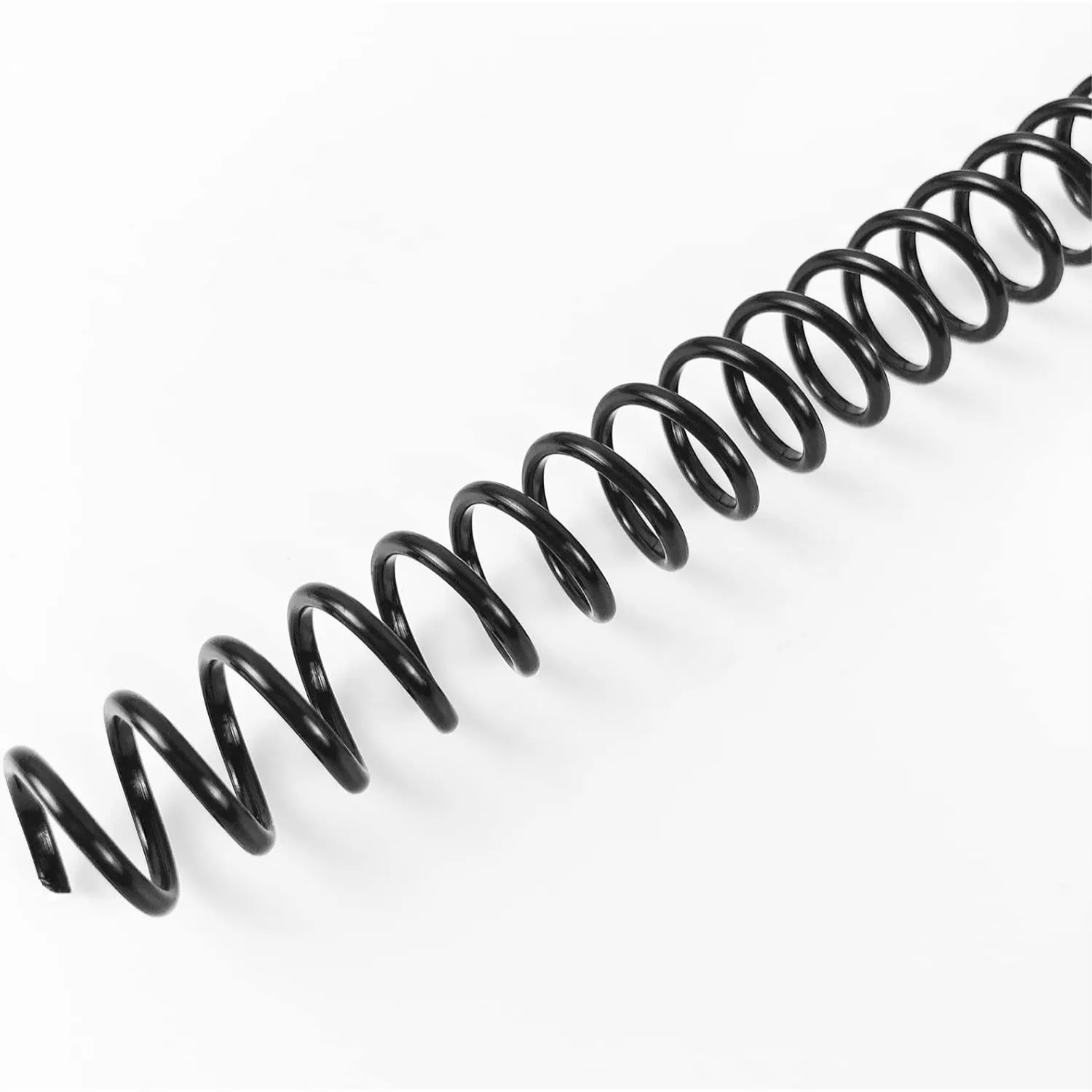 

Plastic Spiral Binding Coils 10mm 75 Sheet Capacity 4:1 Pitch 48 Loops for Letter Size Paper Binding