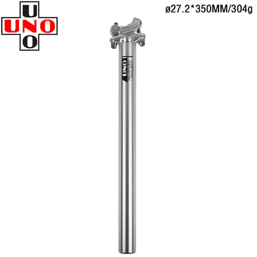 UNO Aluminum Seatpost MTB Road Bike Seat Accessories 25.4/27.2/28.6/30.9/31.6*350/400mm Bicycle Seat Tube Bike Parts