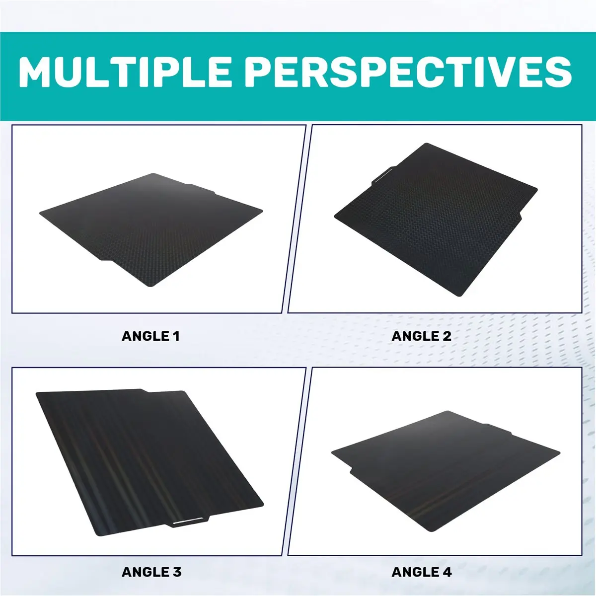 A38M H1H Build Plate for Bambu-Lab X1C/X1/X1E/P1P/P1S/A1 Print Bed 257x257mm Light Beam+Phantom Spring Steel Sheet Plate