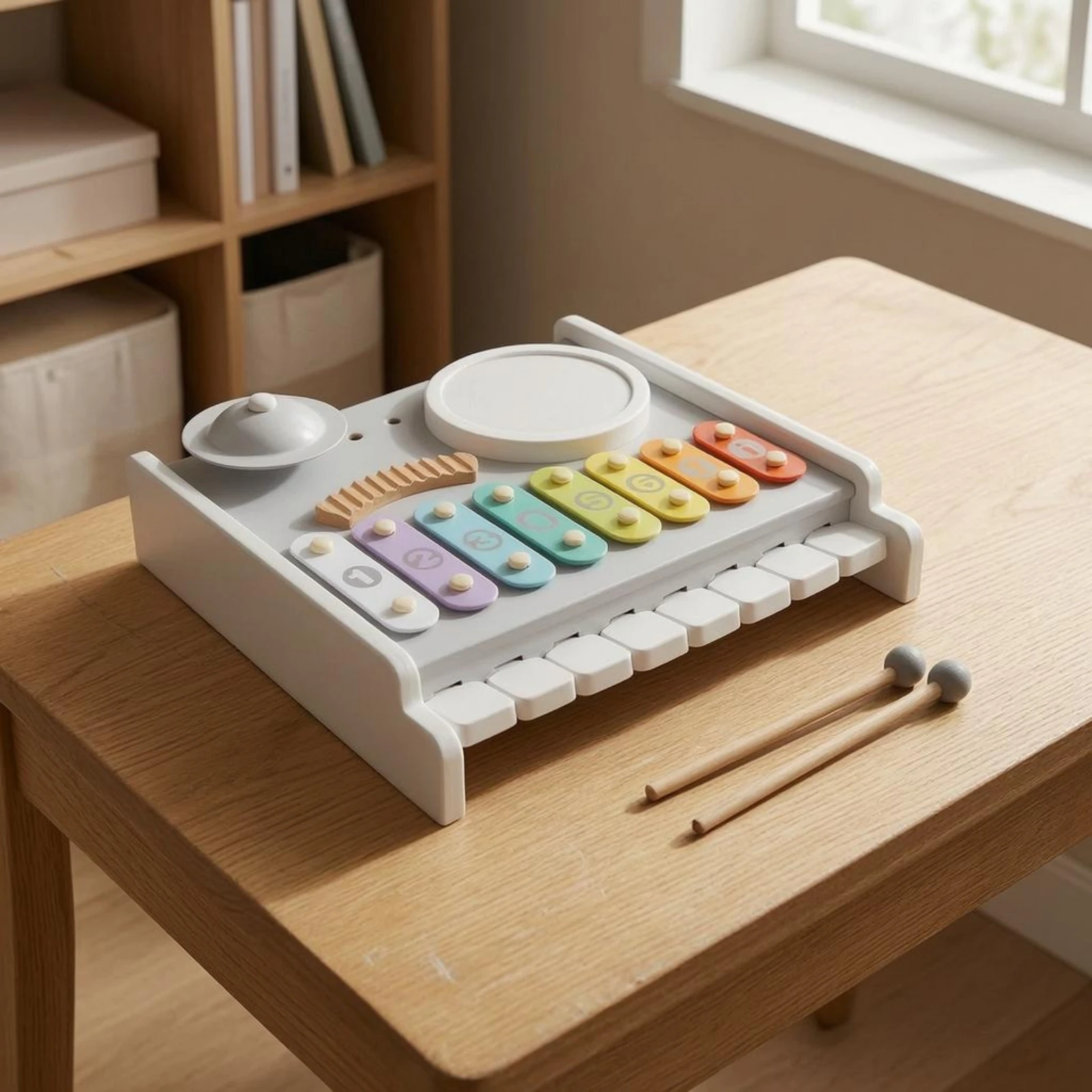 피아노 실로폰 드럼 장난감 포함 마렛 포함된 실로폰 장 - Kids Toys Xylophone 리뷰 및 가격