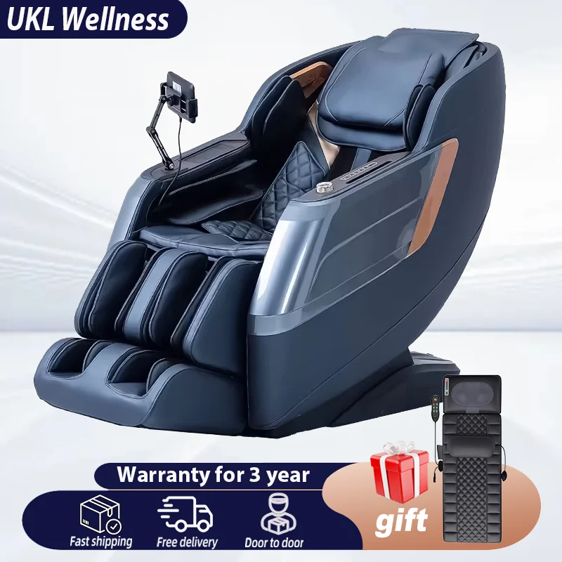 

3 Year Warranty 4D Zero gravity Shiatsu Thai stretching Knead heating Full body Airbag SL Track Massage Sofa Home Office Chair