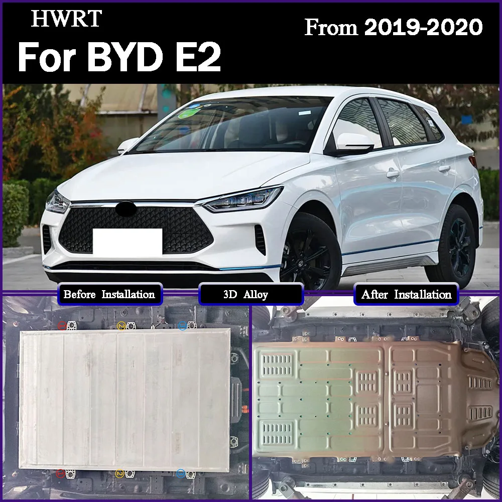 

Under Engine Guard Splash Shield Mud Fender Cover Plate Fender Mudguard Protector For BYD E2 2019-2020 battery protection board