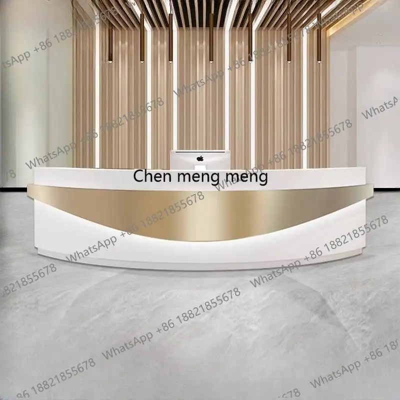 

Paint New Reception Desks Checkout Page Arc Shape Beauty Reception Desks Salon Office Consultation Empfangs Theke Furniture