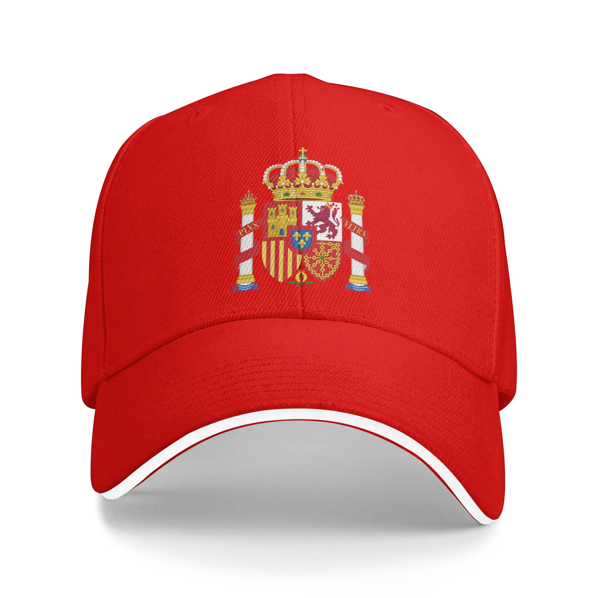 Make Spain Great Again Spanish Sandwich Baseball Cap Popular Royal Coat Of Arms Polyester Adjustable Headwear Travel Gift Hats