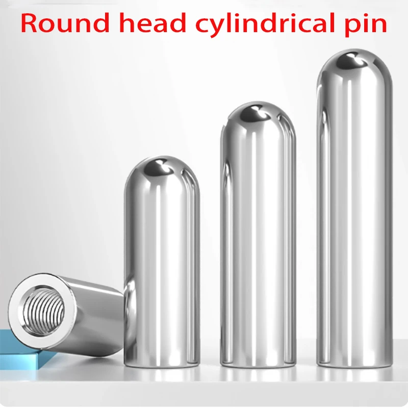 

8-16mm304 stainless steel internal thread round head cylindrical positioning pin cylindrical pin internal thread M4 M5 M6 M8