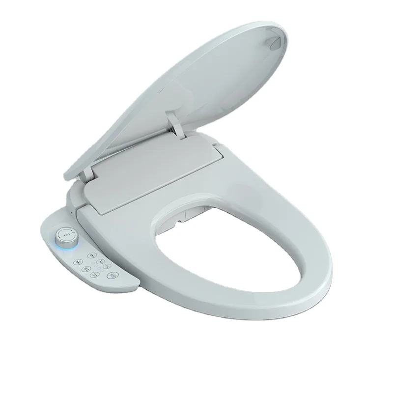 shaped Instant Heating Smart Toilet Seat Multiple Washing Warm Air Drying Electronic Smart Toilet Cover