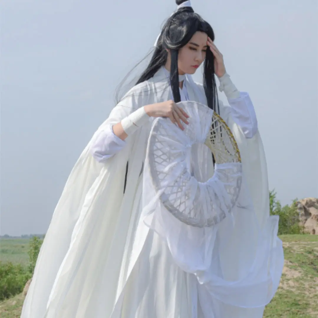 Heavenly god blesses  tian guan ci fu cos clothing full set of hats wig female student version of Prince Yueshen with Hanfu.