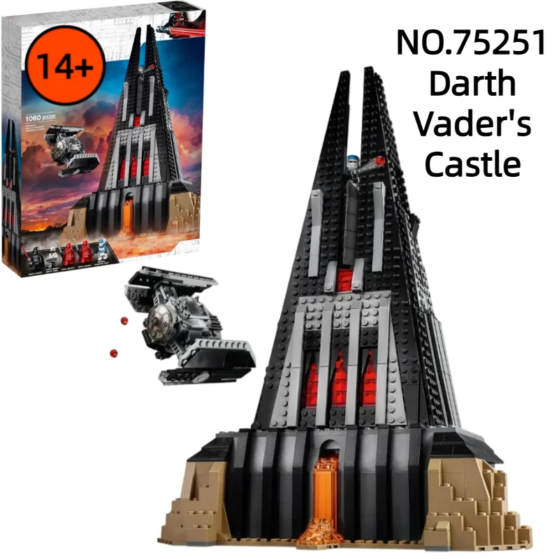 1090 pièces FIT 75251 Star bataille dark House Vader château bloc de construction modèle briques Space Wars TIE Fighter jouet cadeaux de noël