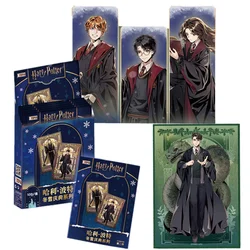 Harry Potter Card Harry James Potter Fun Winter Snow Celebration Color Paper Movie Figure Hobby Gifts Toys Box
