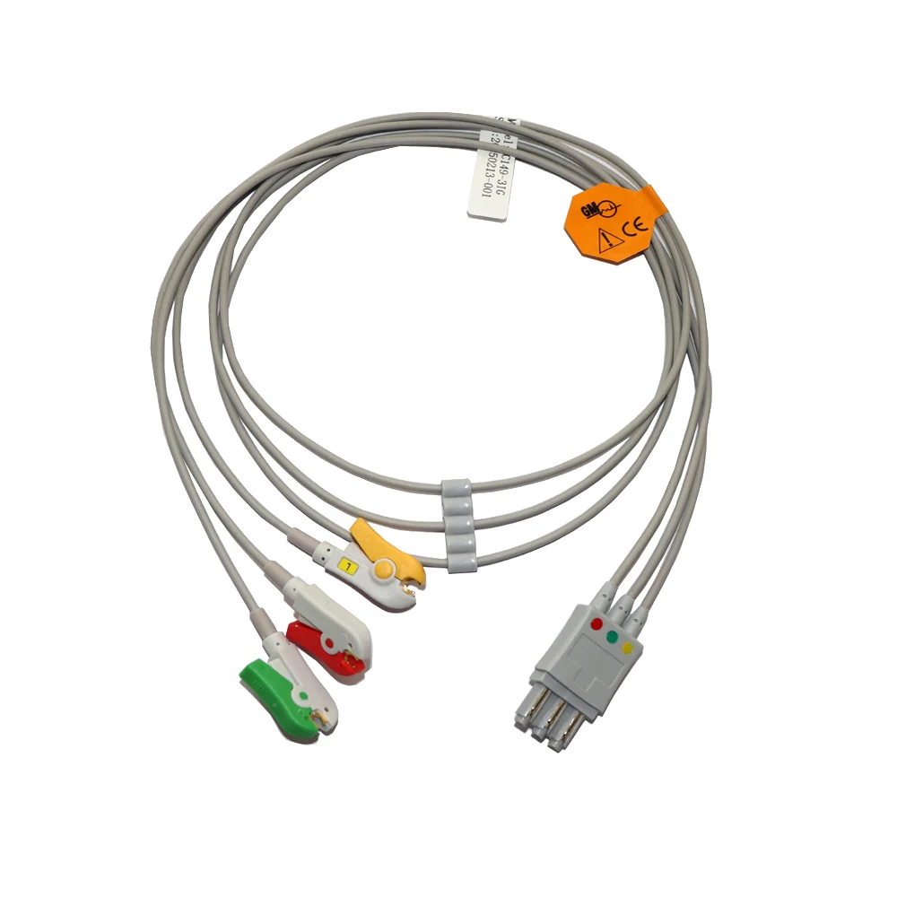 

3-lead leadwires , IEC, Grabber ,Connect to MC0148B-3