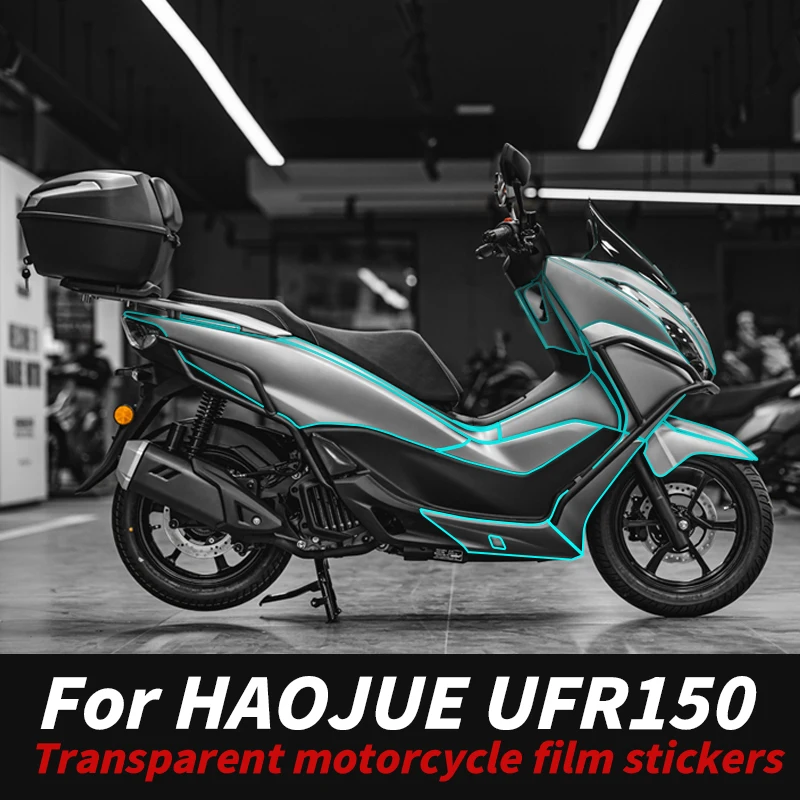 

For 2025 Haojue UFR150 Transparent Tank & Fairing Protective Film TPU Waterproof Self-Healing Motorcycle Mod