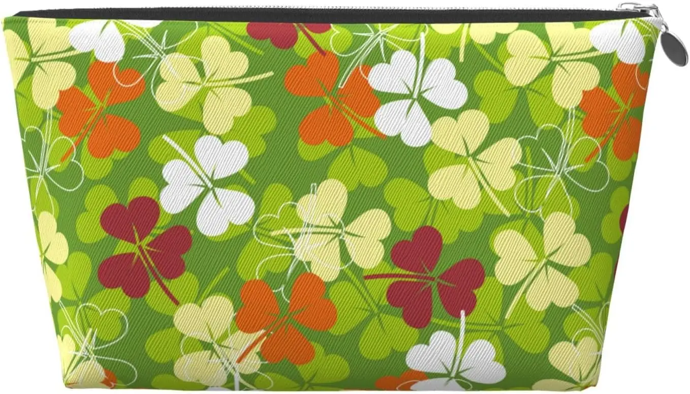 

St. Patrick's Day3 Makeup Bag Women Travel Size Toiletries Leather Waterproof Toiletry Bag Travel Essentials for Shampoo, Condit