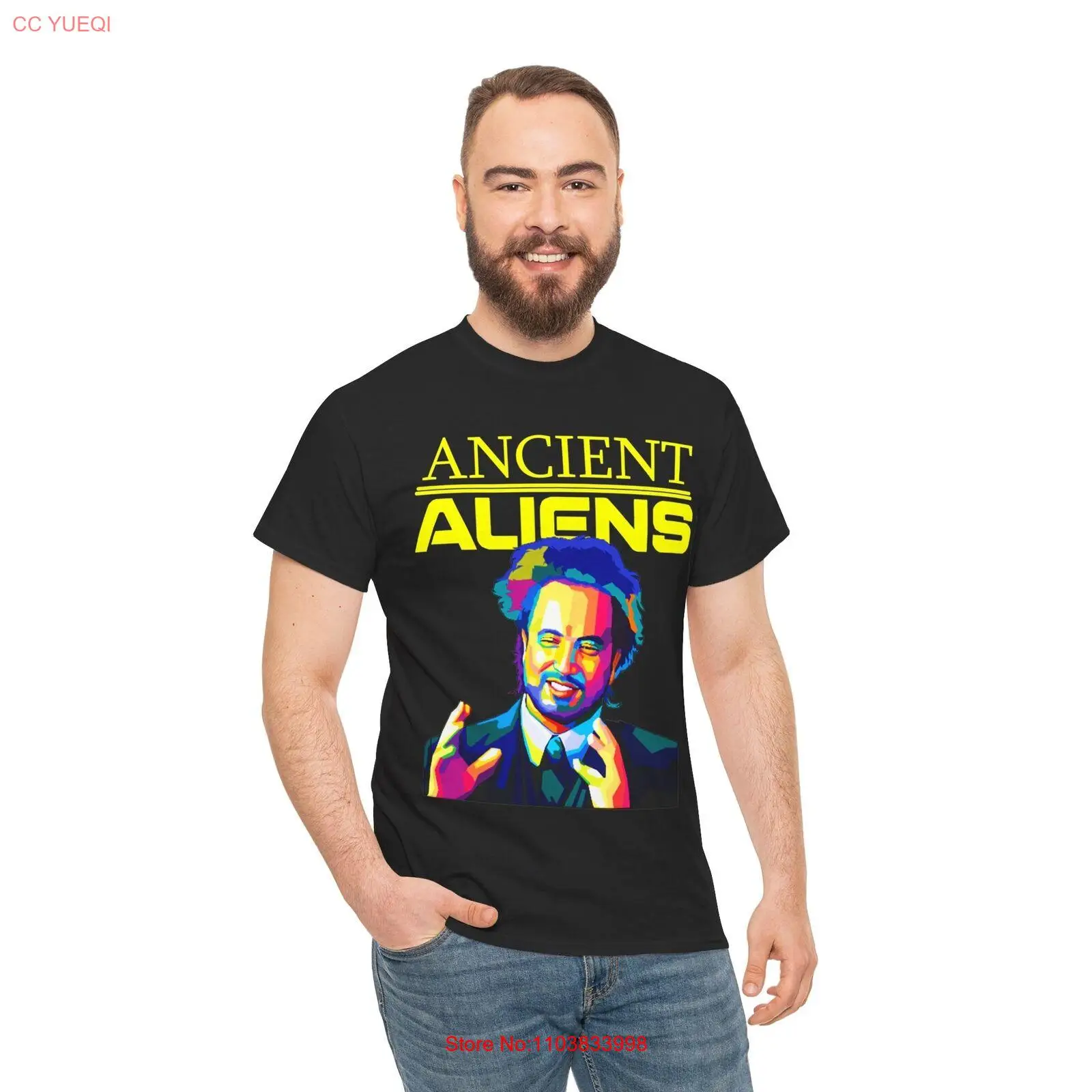 Ancient Aliens Georgio unisex Short Sleeve Tee